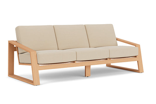 Lloyd Flanders - Pursuit Sofa In Toffee Cream Finish With Raindrop Almond Fabric - 4520551882055 view 1