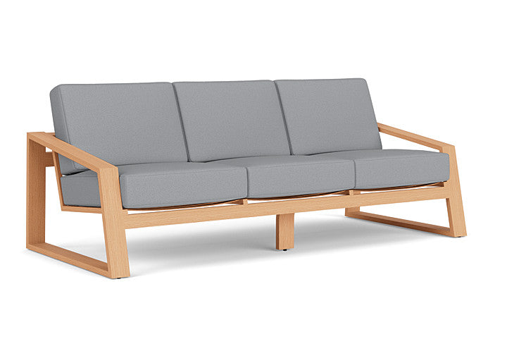 Lloyd Flanders - Pursuit Sofa In Toffee Cream Finish With Sandberg Pewter Fabric - 4520551882029 view 1