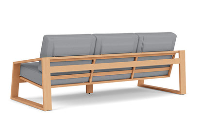 Lloyd Flanders - Pursuit Sofa In Toffee Cream Finish With Sandberg Pewter Fabric - 4520551882029 view 2
