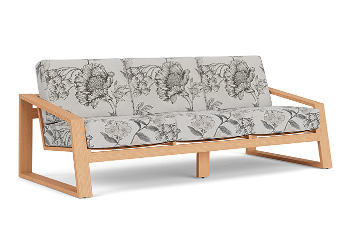 Lloyd Flanders - Pursuit Sofa In Toffee Cream Finish With Serena Floral Dove Fabric - 4520551882077 view 1