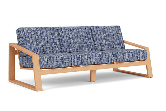Lloyd Flanders - Pursuit Sofa In Toffee Cream Finish With Visions Cobalt Fabric - 452055188683 view 1
