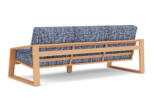 Lloyd Flanders - Pursuit Sofa In Toffee Cream Finish With Visions Cobalt Fabric - 452055188683 view 2