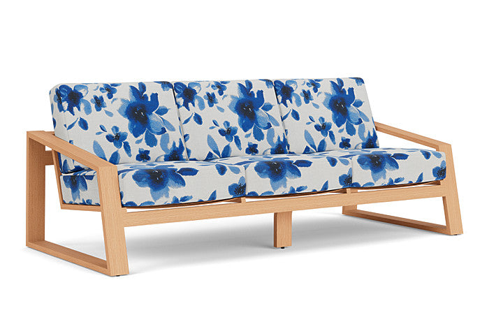 Lloyd Flanders - Pursuit Sofa In Toffee Cream Finish With Watercolor Blossom Capri Fabric - 452055188672 view 1