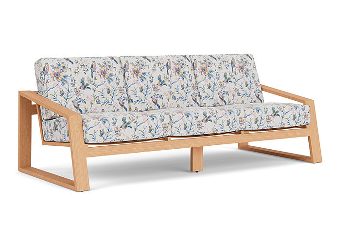 Lloyd Flanders - Pursuit Sofa In Toffee Cream Finish With Whimsical Bird Song Fabric - 4520551882080 view 1