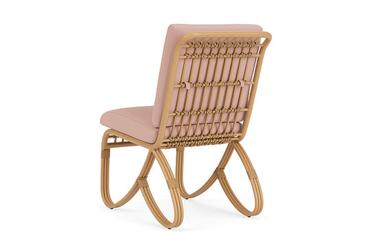 Lloyd Flanders - Riviera Armless Dining Chair In Camel Finish With Azulu Clay Fabric - 2780071522033 view 2