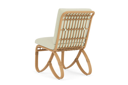 Lloyd Flanders - Riviera Armless Dining Chair In Camel Finish With Bamboo Bay Meadow Fabric - 2780071522060 view 2