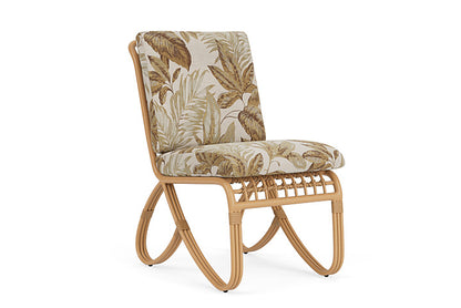 Lloyd Flanders - Riviera Armless Dining Chair In Camel Finish With Botanic Willow Fabric - 278007152164 view 1