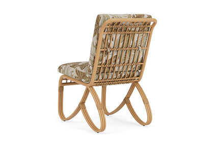 Lloyd Flanders - Riviera Armless Dining Chair In Camel Finish With Botanic Willow Fabric - 278007152164 view 2