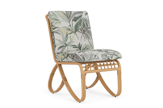 Lloyd Flanders - Riviera Armless Dining Chair In Camel Finish With Calidora Mist Fabric - 278007152094 view 1