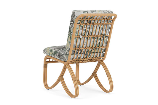 Lloyd Flanders - Riviera Armless Dining Chair In Camel Finish With Calidora Mist Fabric - 278007152094 view 2