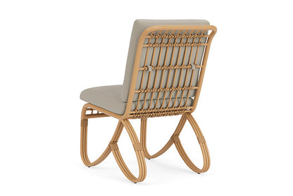 Lloyd Flanders - Riviera Armless Dining Chair In Camel Finish With Callen Driftwood Fabric - 2780071522023 view 2