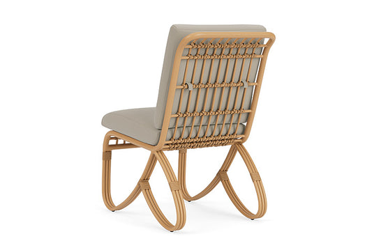 Lloyd Flanders - Riviera Armless Dining Chair In Camel Finish With Callen Driftwood Fabric - 2780071522023 view 2