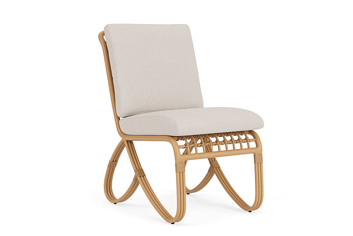 Lloyd Flanders - Riviera Armless Dining Chair In Camel Finish With Canvas Canvas Fabric - 278007152319 view 1