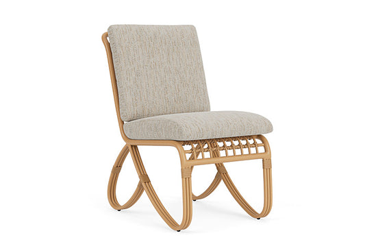 Lloyd Flanders - Riviera Armless Dining Chair In Camel Finish With Charlotte Sparrow Fabric - 278007152183 view 1