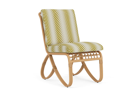 Lloyd Flanders - Riviera Armless Dining Chair In Camel Finish With Clock Out Dew Fabric - 2780071522083 view 1