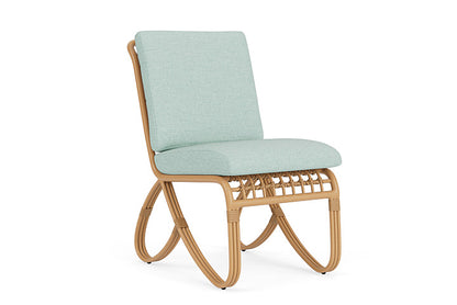 Lloyd Flanders - Riviera Armless Dining Chair In Camel Finish With Demo Mist Fabric - 278007152066 view 1