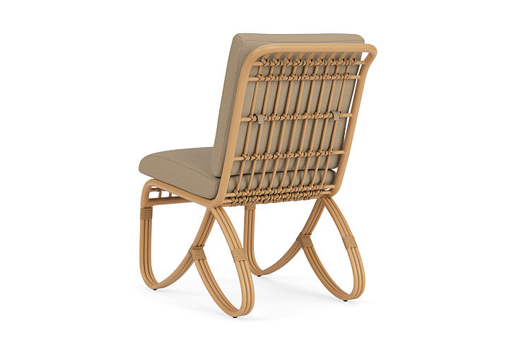 Lloyd Flanders - Riviera Armless Dining Chair In Camel Finish With Fife Sahara Fabric - 278007152742 view 2