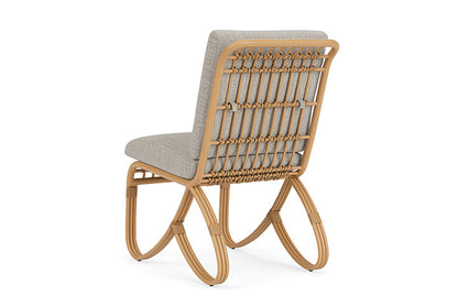 Lloyd Flanders - Riviera Armless Dining Chair In Camel Finish With Friendly Flax Fabric - 2780071522026 view 2