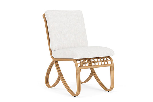 Lloyd Flanders - Riviera Armless Dining Chair In Camel Finish With Friendly Natural Fabric - 2780071522042 view 1