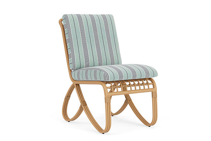 Lloyd Flanders - Riviera Armless Dining Chair In Camel Finish With Hansen Seaglass Fabric - 2780071521926 view 1