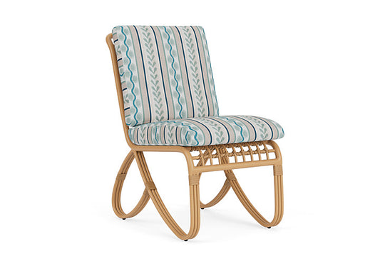 Lloyd Flanders - Riviera Armless Dining Chair In Camel Finish With Ilona Resort Fabric - 2780071522069 view 1