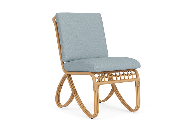 Lloyd Flanders - Riviera Armless Dining Chair In Camel Finish With Kadogo Lake Fabric - 2780071522041 view 1
