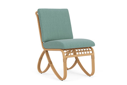 Lloyd Flanders - Riviera Armless Dining Chair In Camel Finish With Loveboat Mint Fabric - 2780071522010 view 1