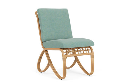 Lloyd Flanders - Riviera Armless Dining Chair In Camel Finish With Pavian Pool Fabric - 2780071522045 view 1
