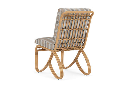 Lloyd Flanders - Riviera Armless Dining Chair In Camel Finish With Purveyor Pewter Fabric - 278007152146 view 2