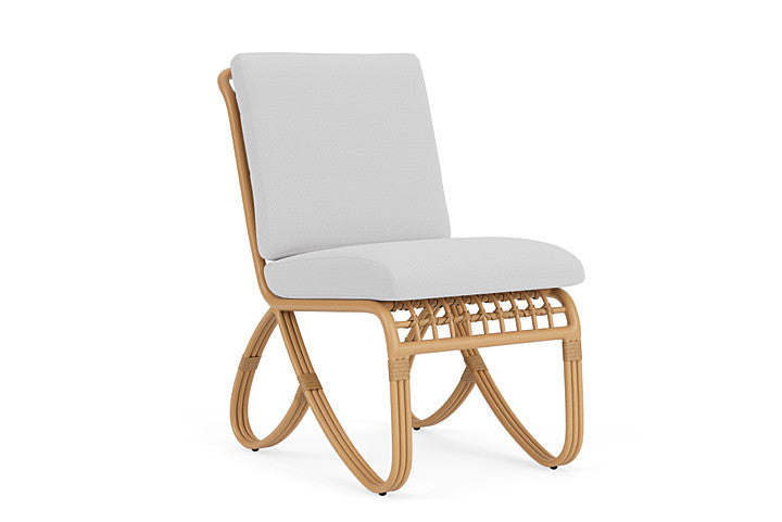 Lloyd Flanders - Riviera Armless Dining Chair In Camel Finish With Reflections Ice Fabric - 2780071522052 view 1