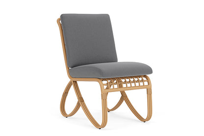 Lloyd Flanders - Riviera Armless Dining Chair In Camel Finish With Remy Graphite Fabric - 2780071522003 view 1
