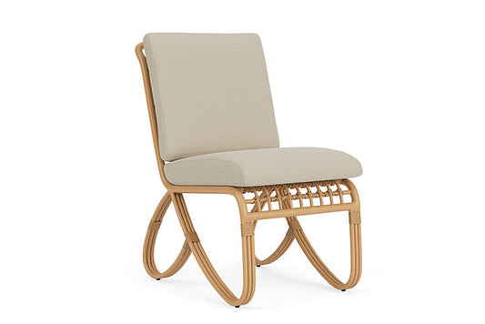 Lloyd Flanders - Riviera Armless Dining Chair In Camel Finish With Rumba Straw Fabric - 2780071522008 view 1