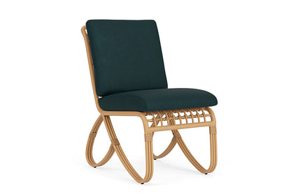 Lloyd Flanders - Riviera Armless Dining Chair In Camel Finish With Sandberg Lagoon Fabric - 2780071522039 view 1