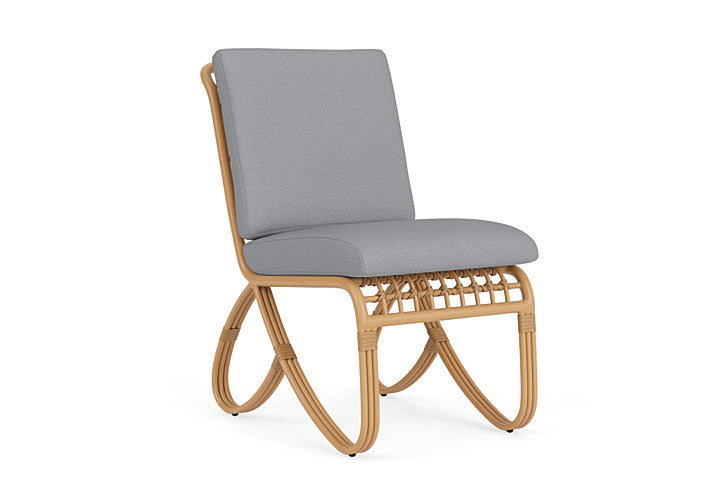 Lloyd Flanders - Riviera Armless Dining Chair In Camel Finish With Sandberg Pewter Fabric - 2780071522029 view 1