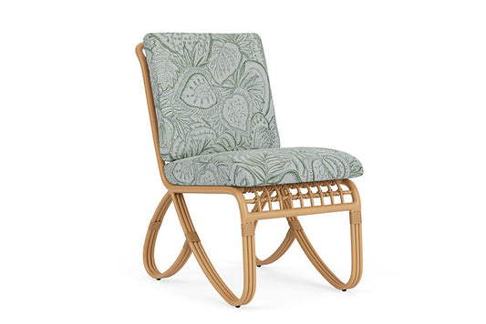 Lloyd Flanders - Riviera Armless Dining Chair In Camel Finish With Sensibility Spring Fabric - 2780071522081 view 1