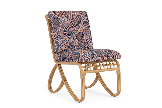 Lloyd Flanders - Riviera Armless Dining Chair In Camel Finish With Sensiblity Splendor Fabric - 2780071522082 view 1