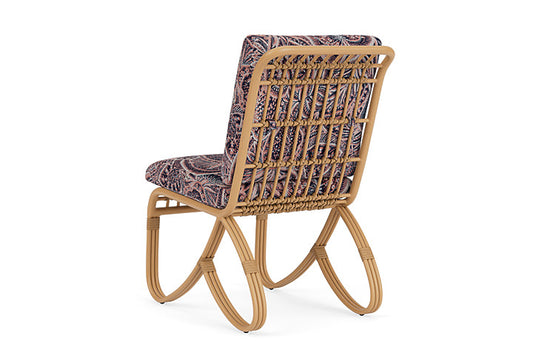 Lloyd Flanders - Riviera Armless Dining Chair In Camel Finish With Sensiblity Splendor Fabric - 2780071522082 view 2