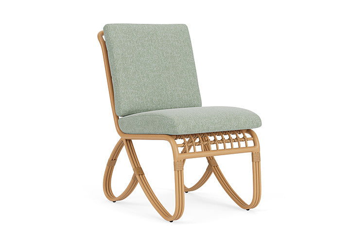 Lloyd Flanders - Riviera Armless Dining Chair In Camel Finish With Serene Spa Fabric - 2780071522031 view 1