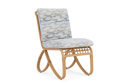 Lloyd Flanders - Riviera Armless Dining Chair In Camel Finish With Stratosphere Cloud Fabric - 2780071521966 view 1