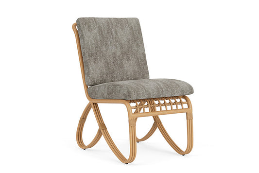 Lloyd Flanders - Riviera Armless Dining Chair In Camel Finish With Surface Slate Fabric - 2780071522056 view 1