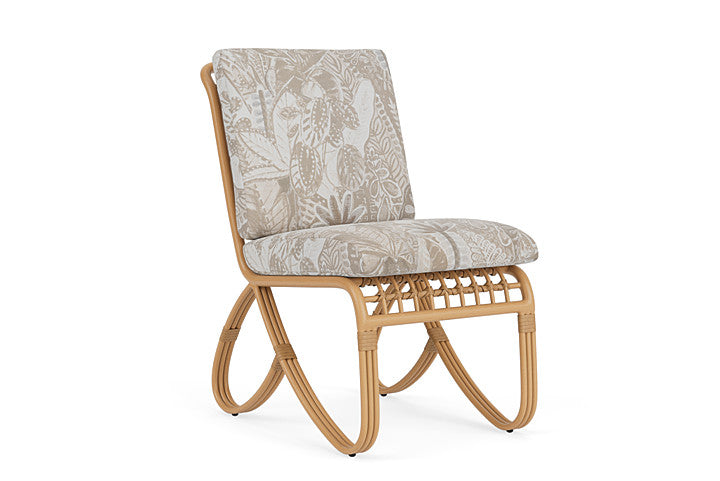 Lloyd Flanders - Riviera Armless Dining Chair In Camel Finish With Wayfarer Dune Fabric - 2780071522073 view 1
