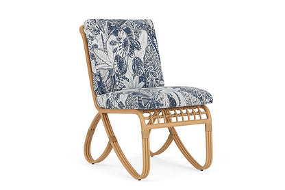 Lloyd Flanders - Riviera Armless Dining Chair In Camel Finish With Wayfarer Mist Fabric - 2780071522074 view 1