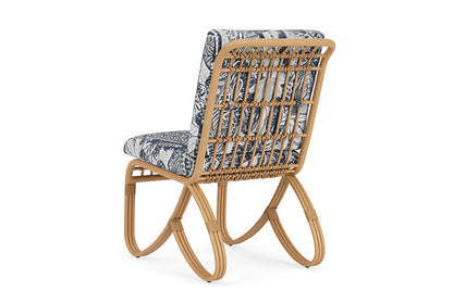Lloyd Flanders - Riviera Armless Dining Chair In Camel Finish With Wayfarer Mist Fabric - 2780071522074 view 2