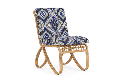 Lloyd Flanders - Riviera Armless Dining Chair In Camel Finish With Yoko Mediterranean Fabric - 278007152705 view 1