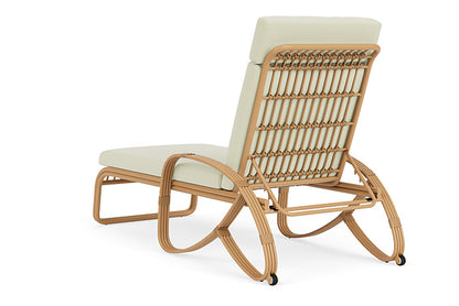 Lloyd Flanders - Riviera Chaise In Camel Finish With Bamboo Bay Meadow Fabric - 2780201522060 view 2