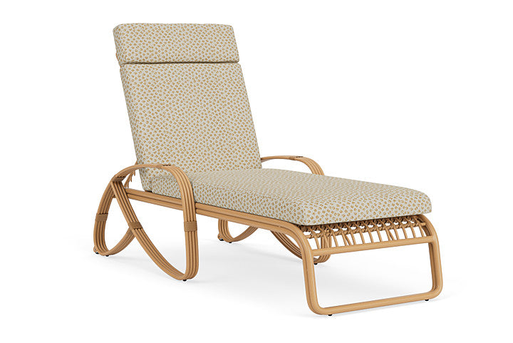 Lloyd Flanders - Riviera Chaise In Camel Finish With Bebot Sisal Fabric - 2780201522048 view 1