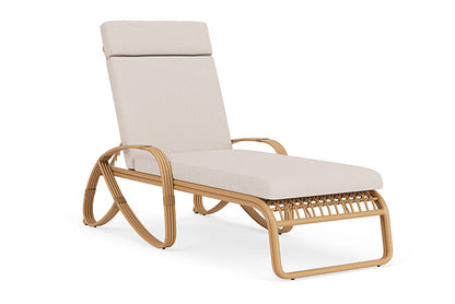 Lloyd Flanders - Riviera Chaise In Camel Finish With Canvas Birds Eye Fabric - 278020152937 view 1