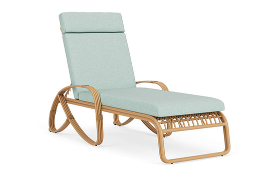 Lloyd Flanders - Riviera Chaise In Camel Finish With Demo Mist Fabric - 278020152066 view 1