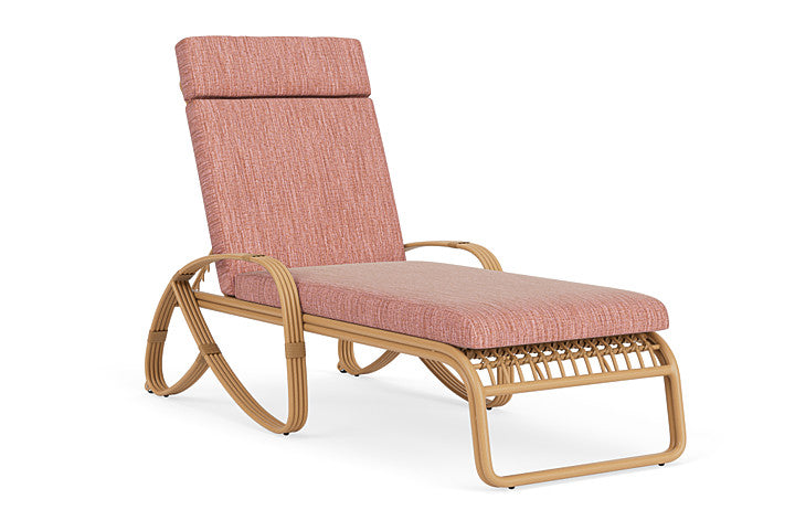 Lloyd Flanders - Riviera Chaise In Camel Finish With Friendly Carnival Fabric - 2780201522043 view 1