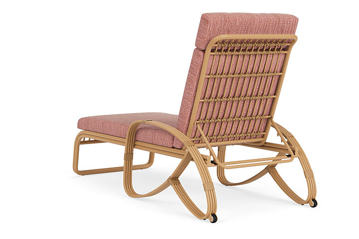 Lloyd Flanders - Riviera Chaise In Camel Finish With Friendly Carnival Fabric - 2780201522043 view 2
